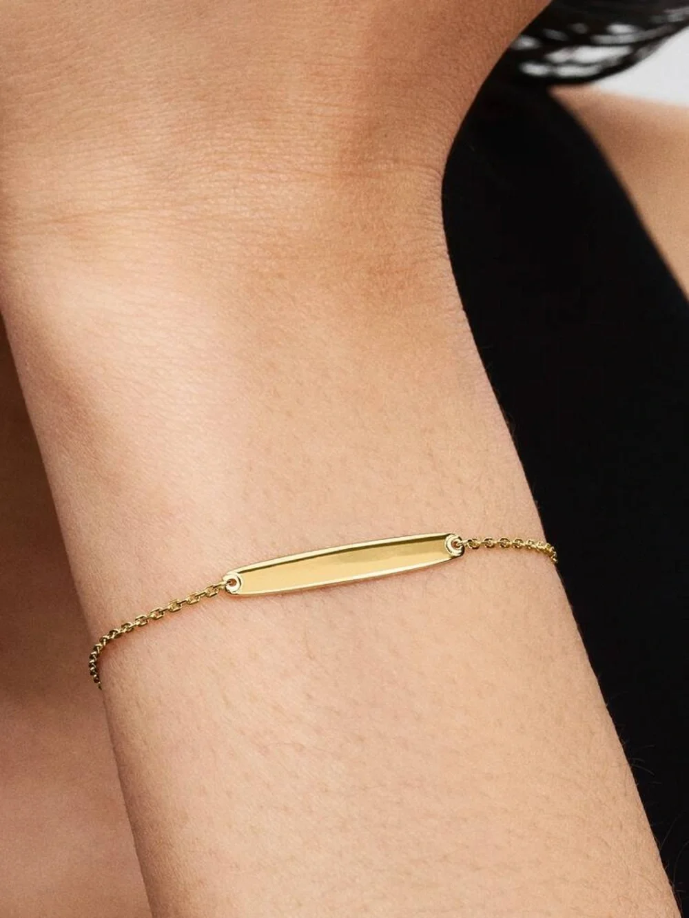 Pandora Engravable Bar Chain Bracelet